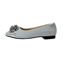 Load image into Gallery viewer, FUZZY Caroline Women&#39;s Wide Width Slip-on Dress Flats with Bow
