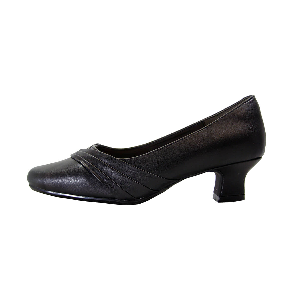 PEERAGE Angela Women's Wide Width Leather Dress Pumps
