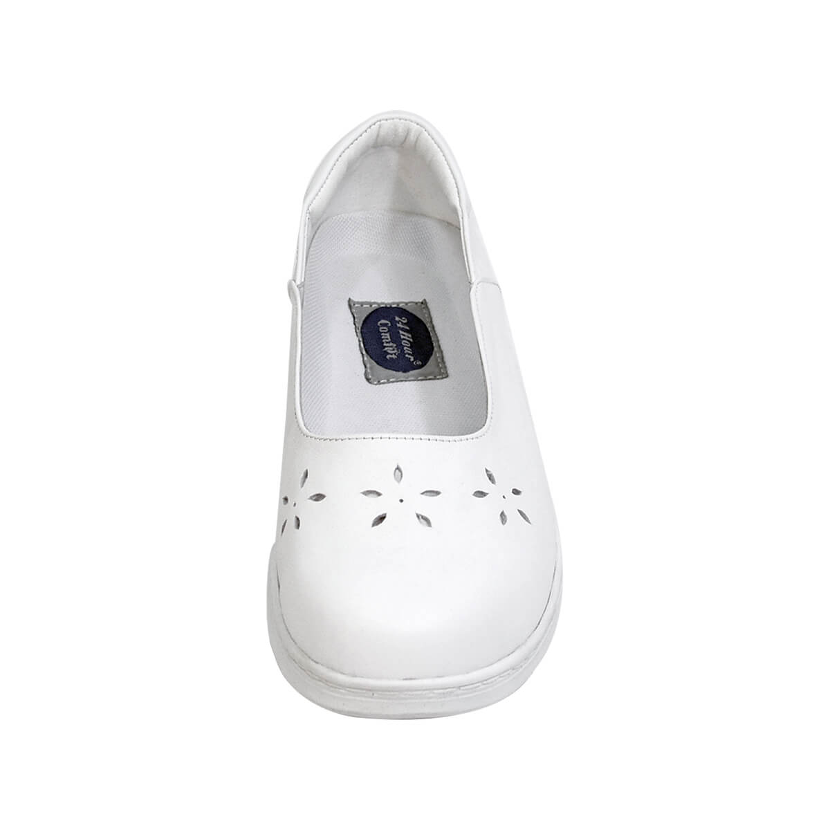24 HOUR COMFORT Ariel Women's Wide Width Leather Slip-On Shoes