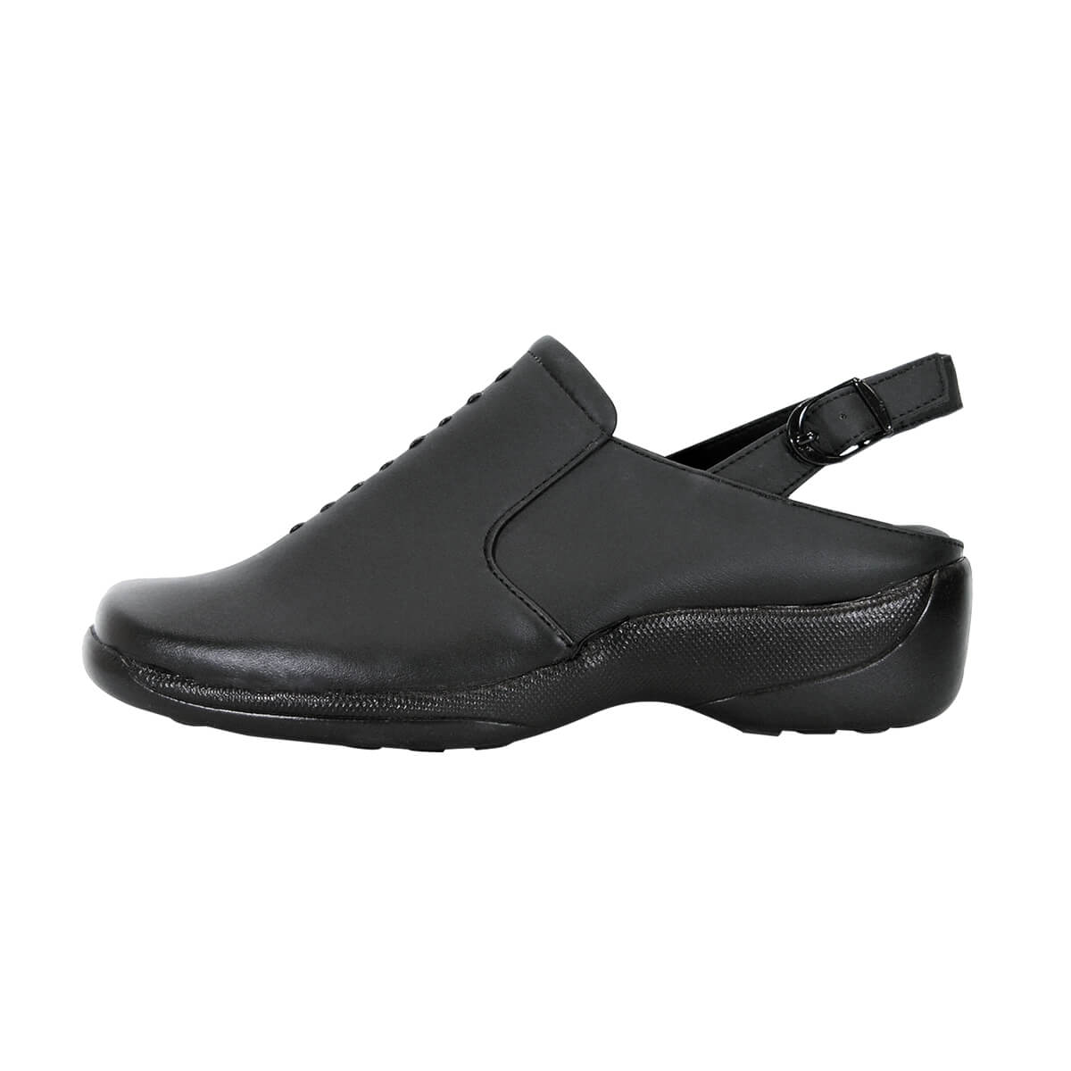 24 HOUR COMFORT Myra Women's Wide Width Leather Clogs