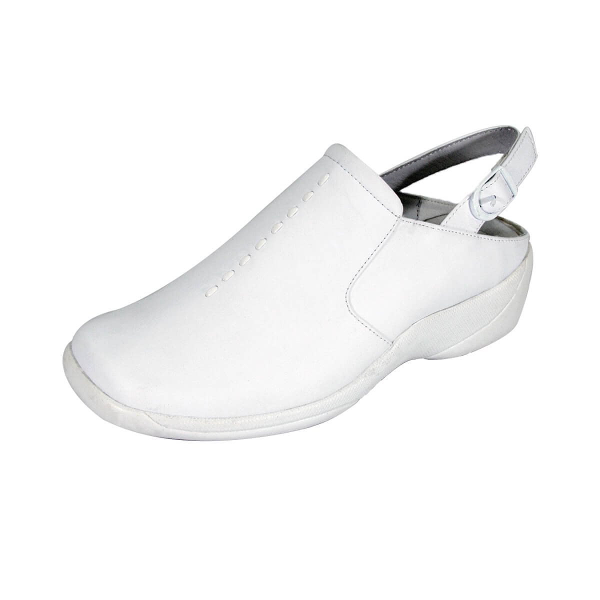 24 HOUR COMFORT Myra Women's Wide Width Leather Clogs