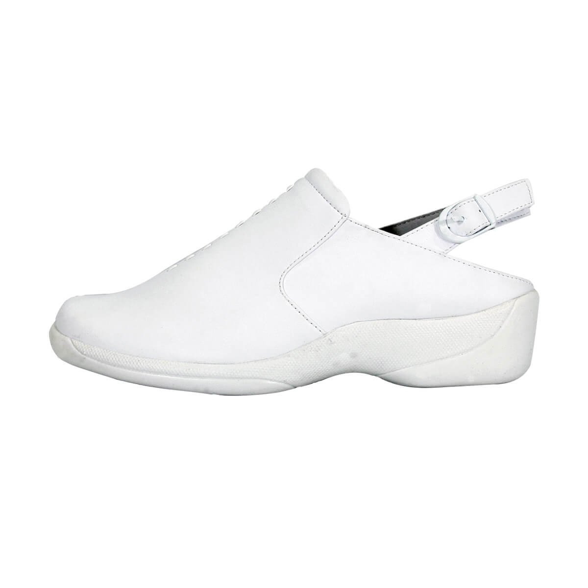 24 HOUR COMFORT Myra Women's Wide Width Leather Clogs