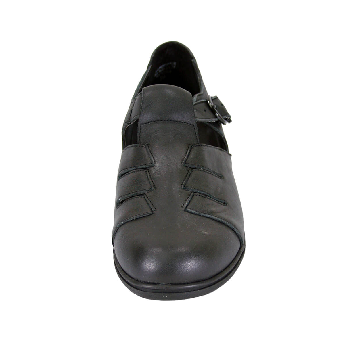 24 HOUR COMFORT Mara Women's Wide Width T-Strap Leather Shoes
