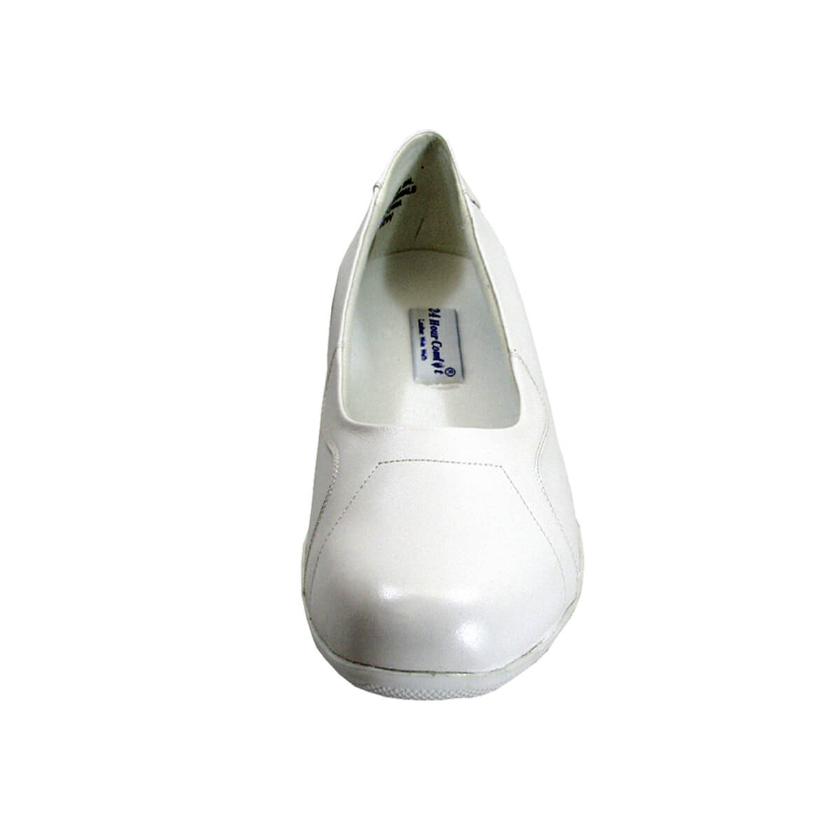 24 HOUR COMFORT Aisha Women's Wide Width Leather Slip-On Shoes