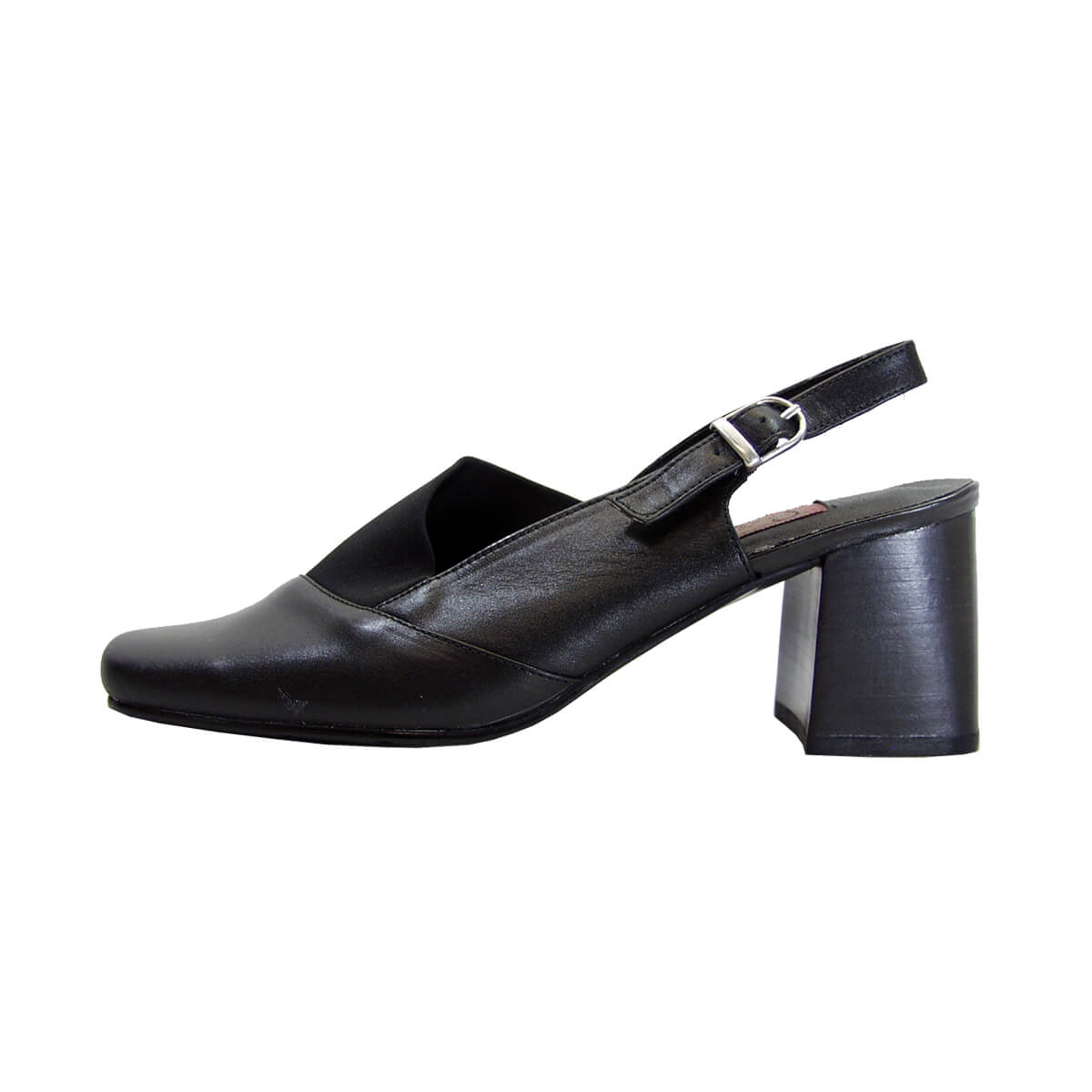 PEERAGE Katrina Women's Wide Width Leather Slingback Pumps