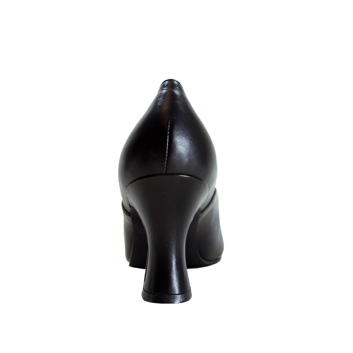 PEERAGE Silvia Women's Wide Width Louis-Heel Leather Dress Pumps