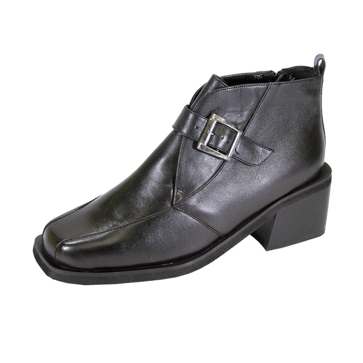 Fazpaz Peerage Zuri Women's Wide Width Leather Dress Booties
