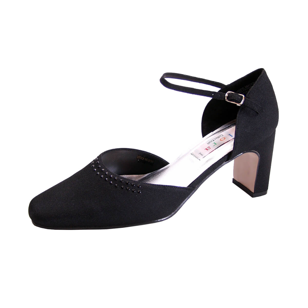 Fazpaz Floral Leora Women's Wide Width Ankle Strap Dress Pumps