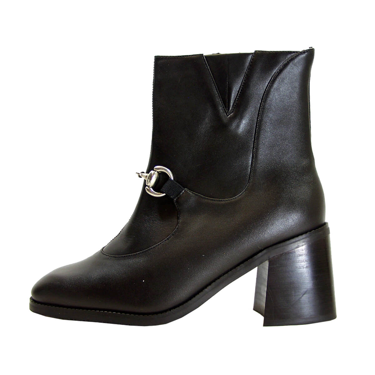 PEERAGE Darla Women's Wide Width Casual Dress Leather Booties