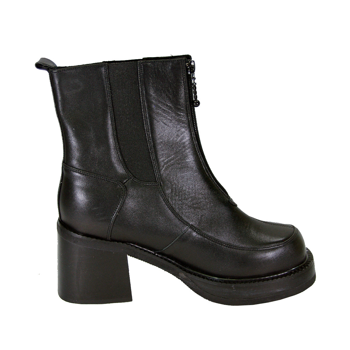 PEERAGE Ronda Women's Wide Width Leather Dress Booties