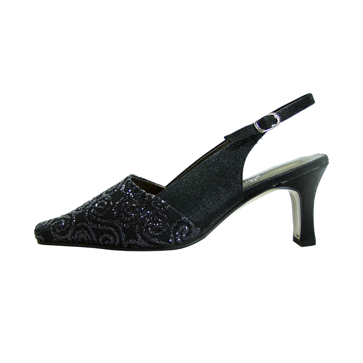 FLORAL Sable Women's Wide Width Dress Slingback Pumps