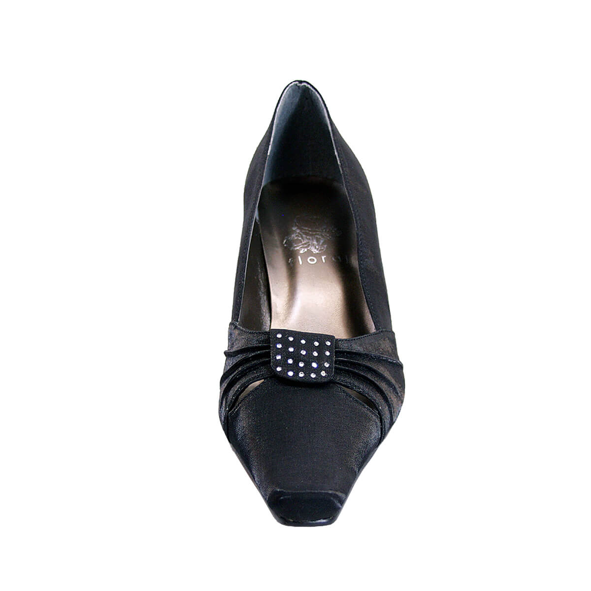 Wide width rhinestone on sale shoes