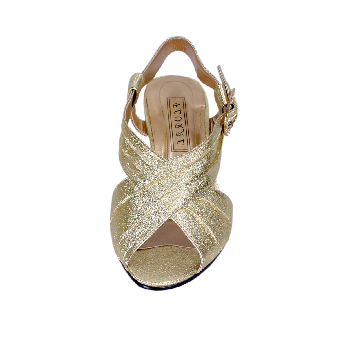 Gold evening sandals discount in wide width