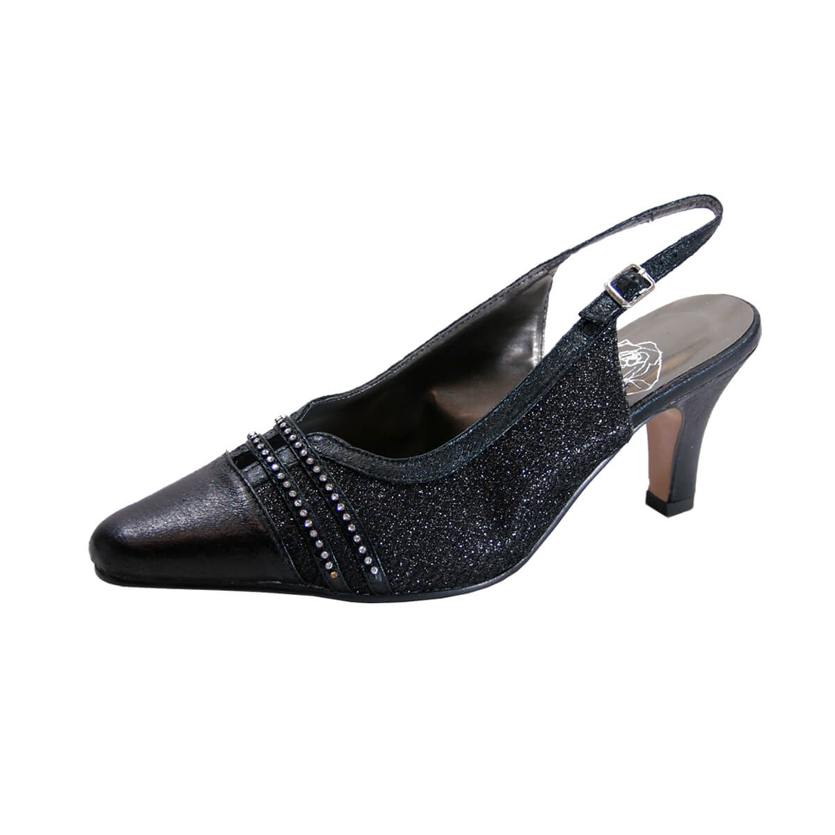 FLORAL Janice Women's Wide Width Dress Slingback Pumps