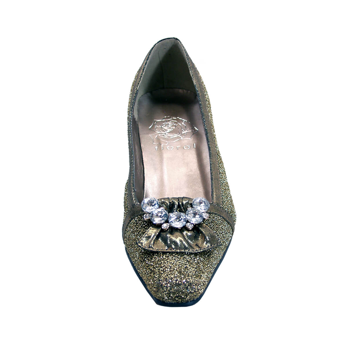 FLORAL Nyla Women's Wide Width Rhinestone Dress Pumps