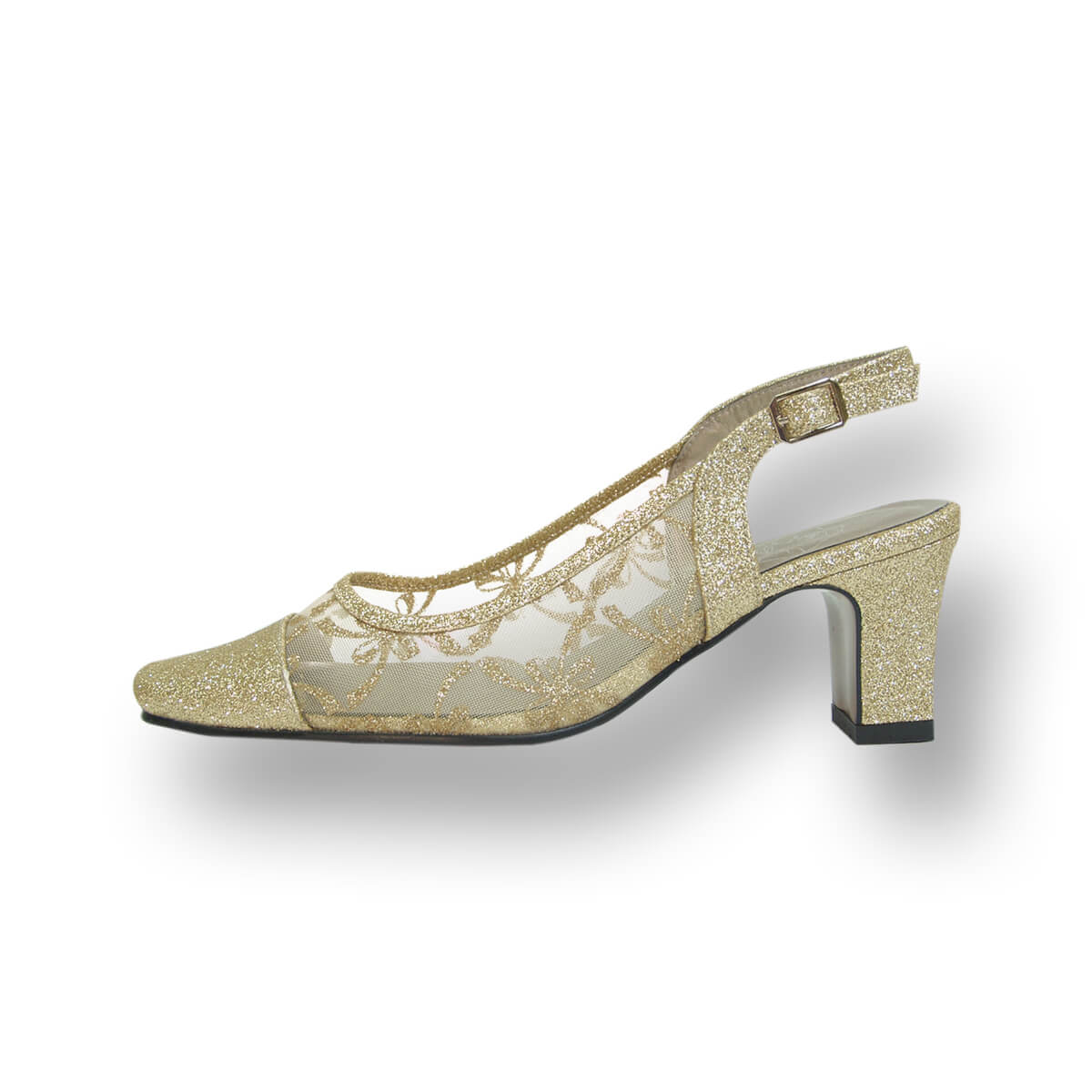 FLORAL Jenni Women's Wide Width Slingback Mesh Pumps