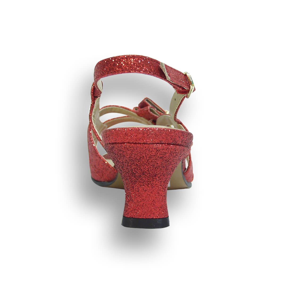 FLORAL Pixie Women's Wide Width Rhinestone Ornament Heeled Sandals