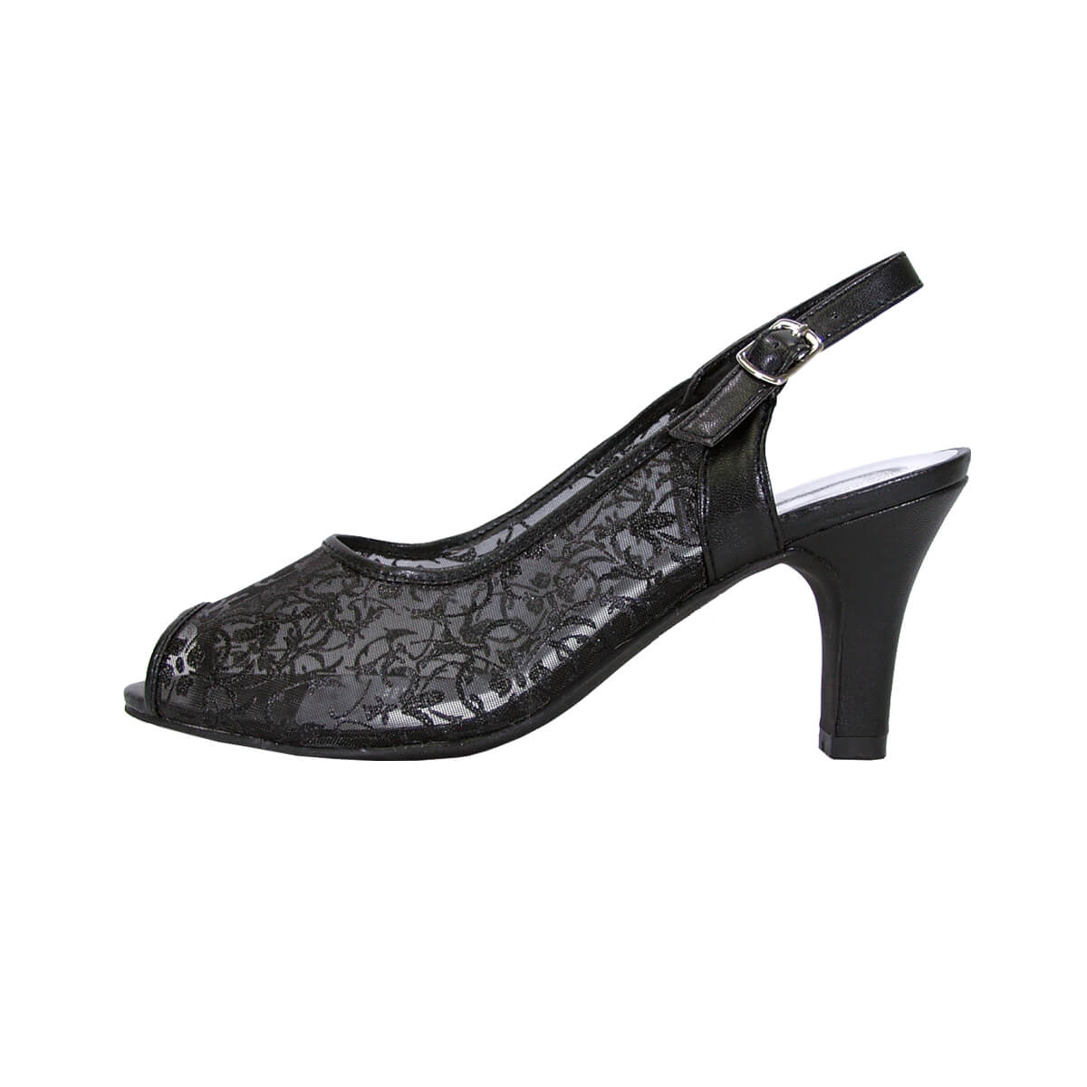 FLORAL Ashley Women's Wide Width Peep-Toe Dress Shoes