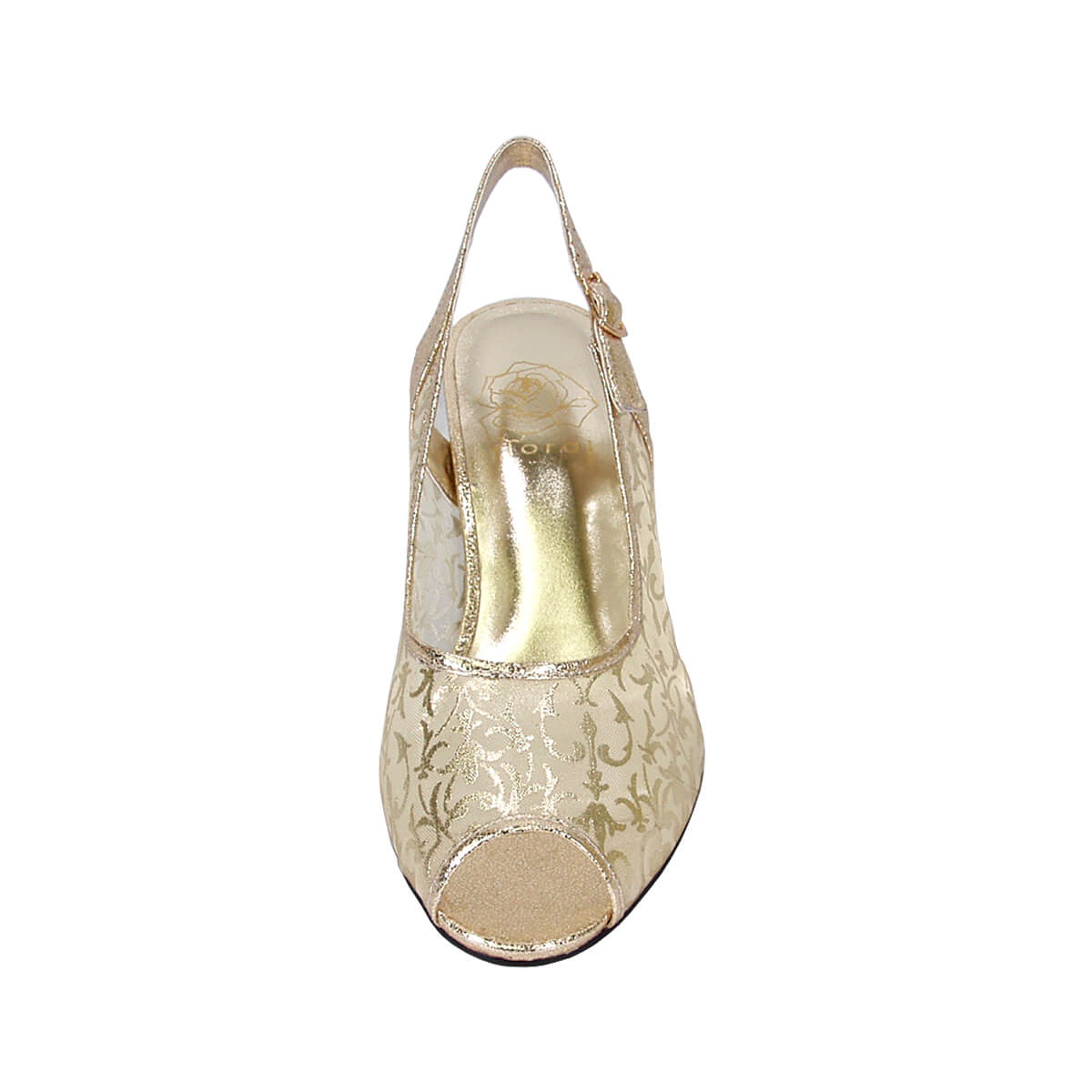 FLORAL Ashley Women's Wide Width Peep-Toe Dress Shoes