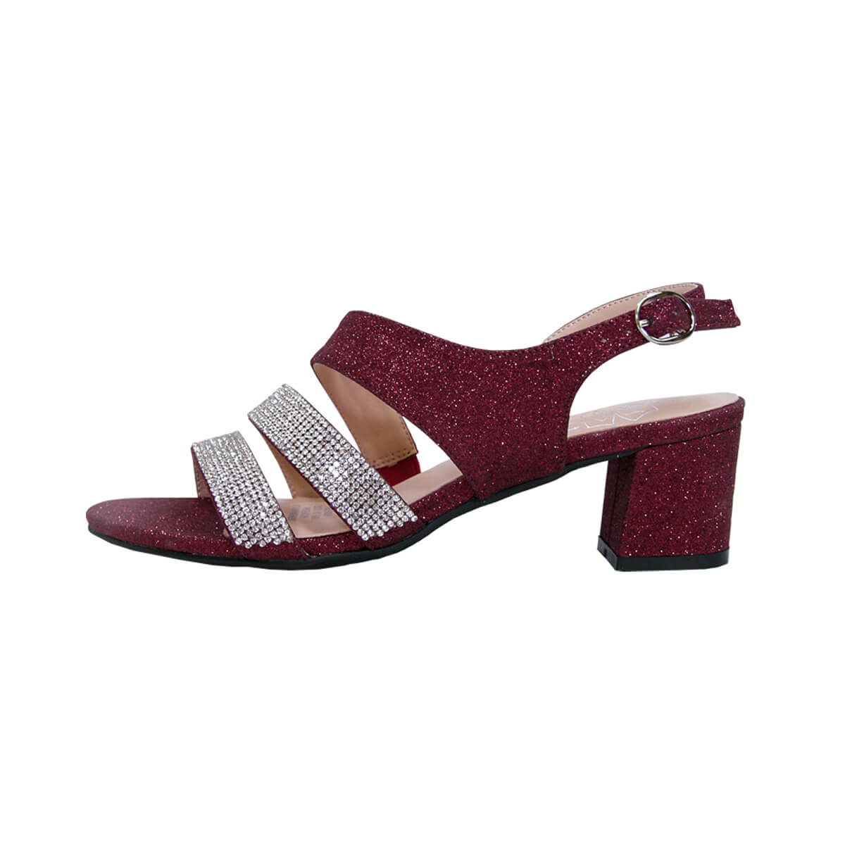 FLORAL Dorothy Women's Wide Width Rhinestone Straps Dress Sandals
