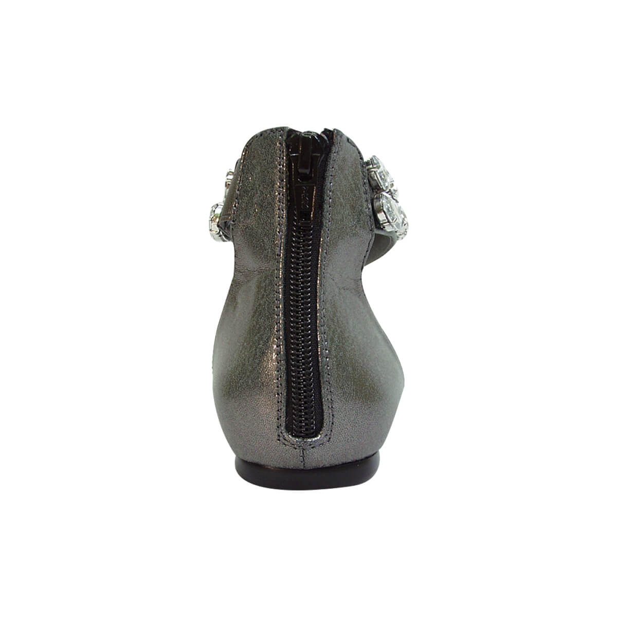 FUZZY Jill Women's Wide Width Open Shank Casual Dress Flats