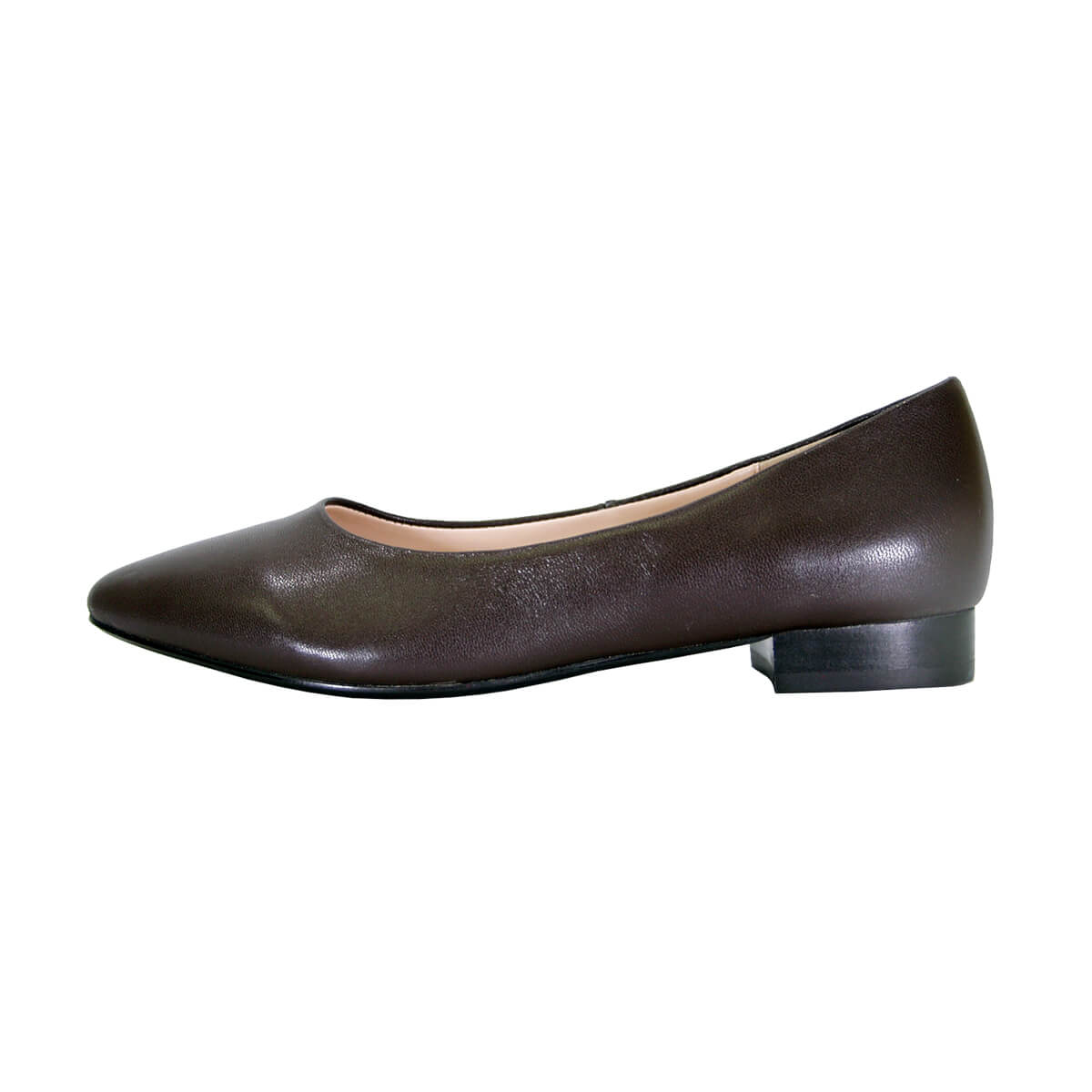 PEERAGE Tasha Women's Wide Width Dress Casual Slip-on Leather Flats