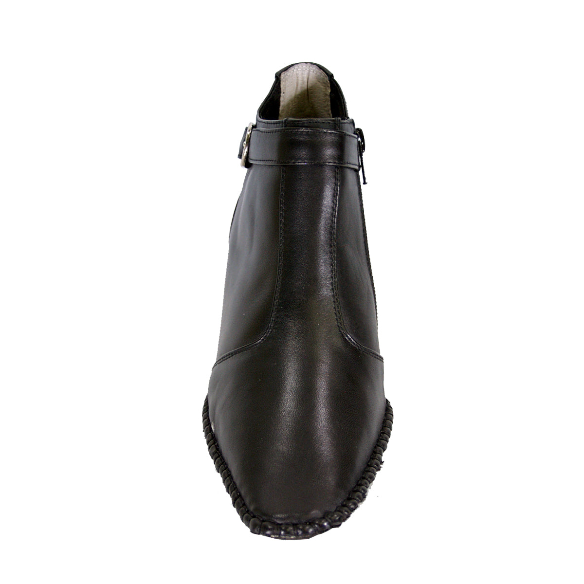 PEERAGE Willow Women's Wide Width Leather Dress Booties