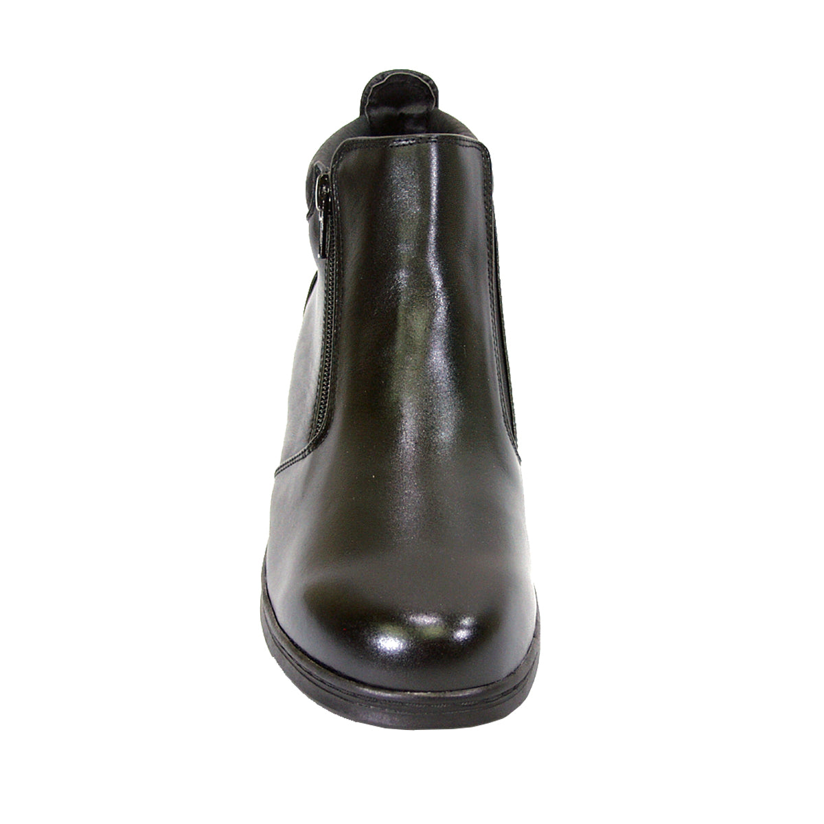 PEERAGE Juliet Women's Wide Width Leather Ankle Boots