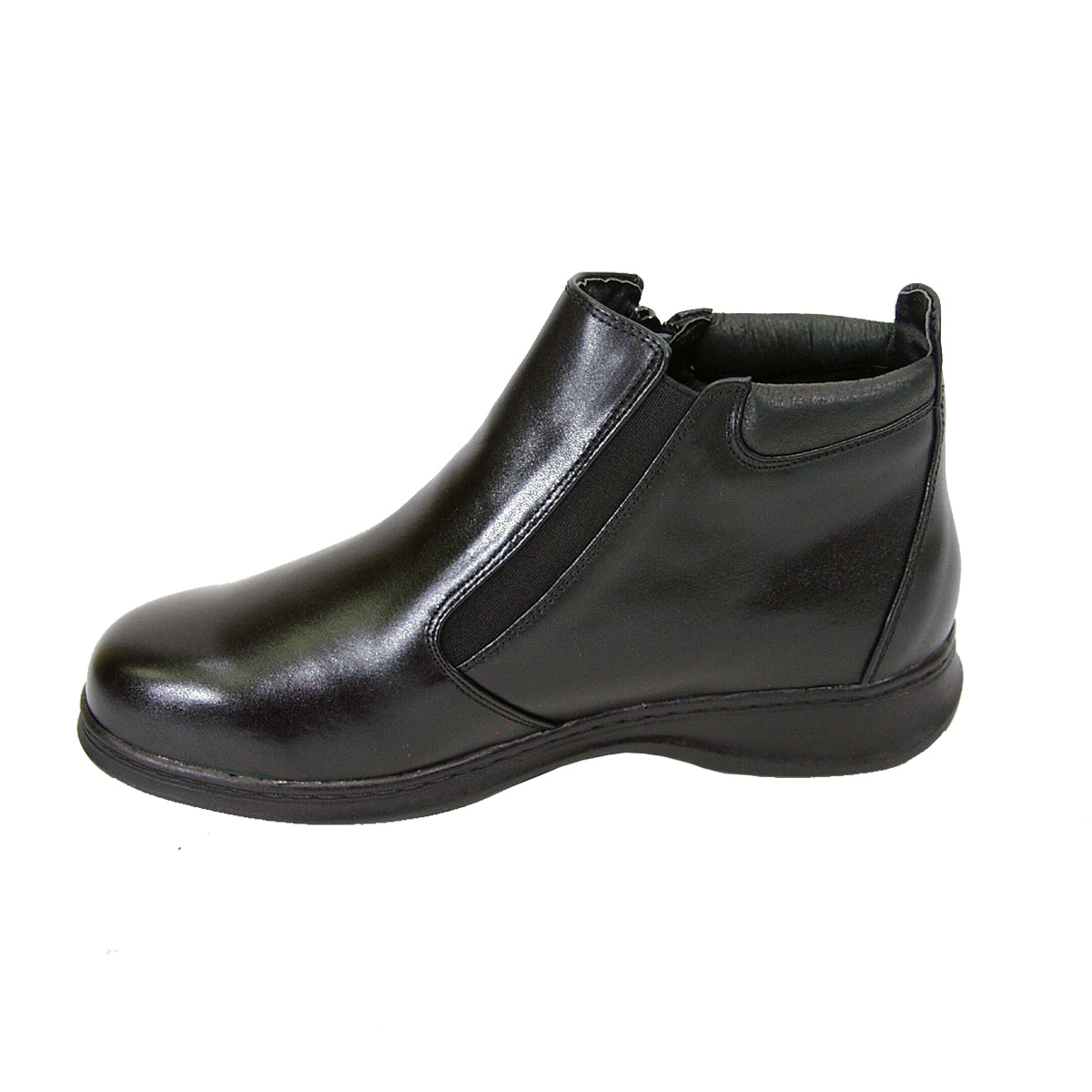 PEERAGE Juliet Women's Wide Width Leather Ankle Boots