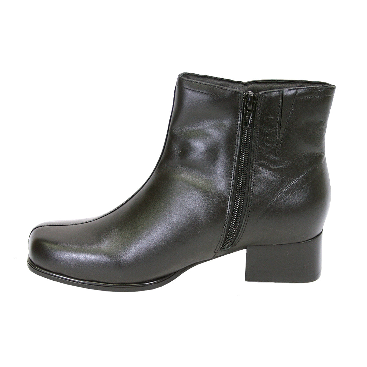 PEERAGE Demi Women's Wide Width Leather Dress Booties