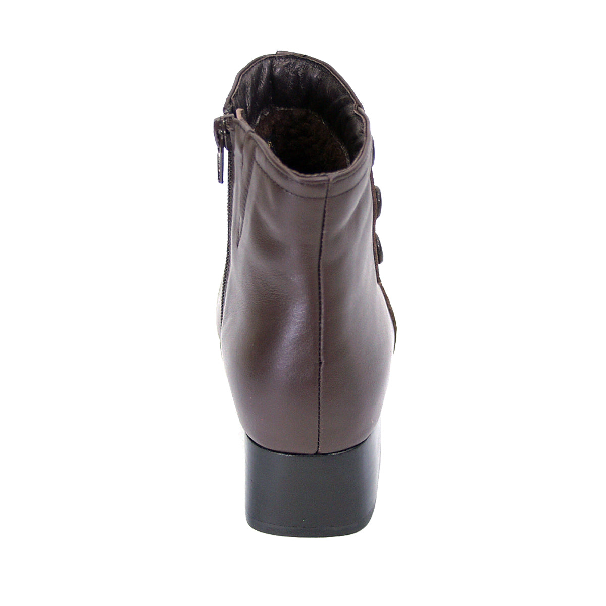 PEERAGE Demi Women's Wide Width Leather Dress Booties