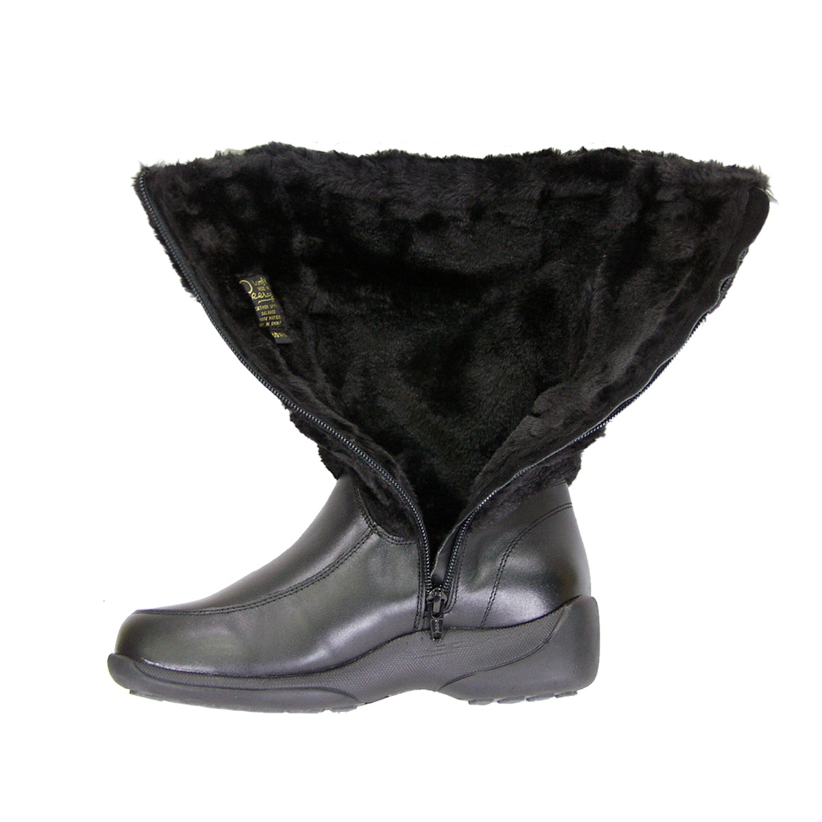 PEERAGE Bianca Women's Wide Width Leather Winter Boots