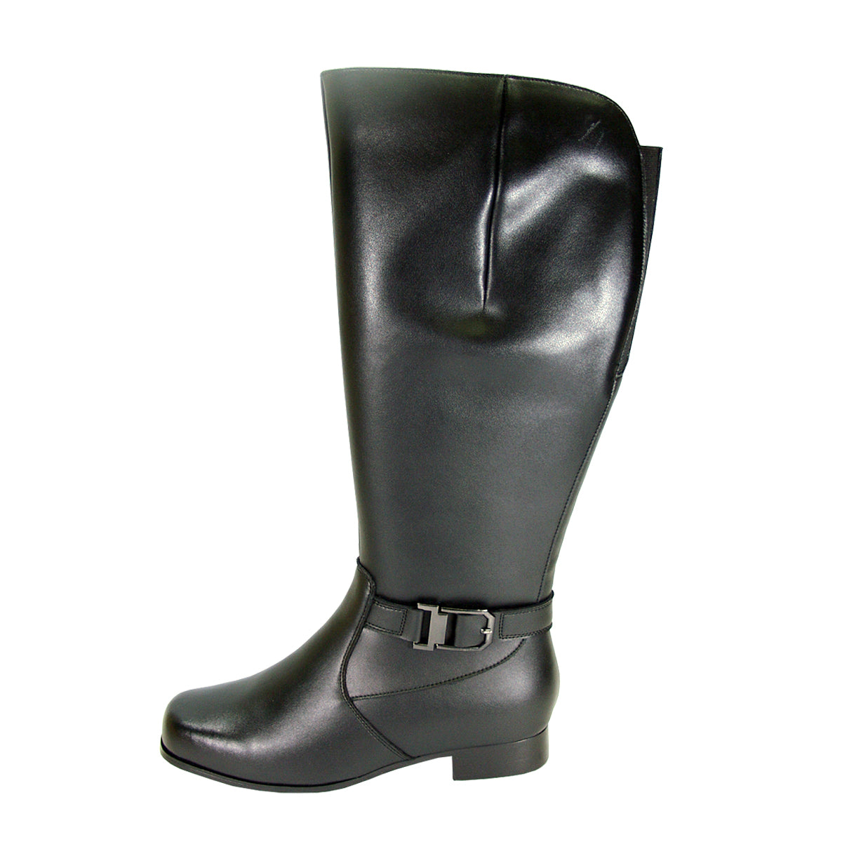 PEERAGE Gillian Women's Wide Width Knee High Leather Boots