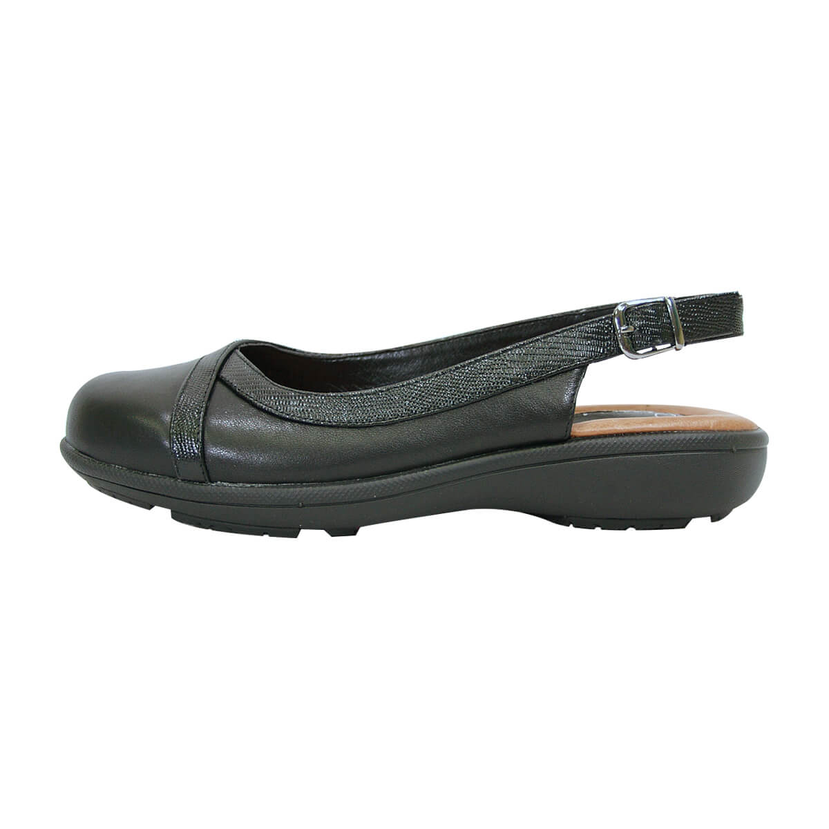 PEERAGE June Women's Wide Width Leather Clogs