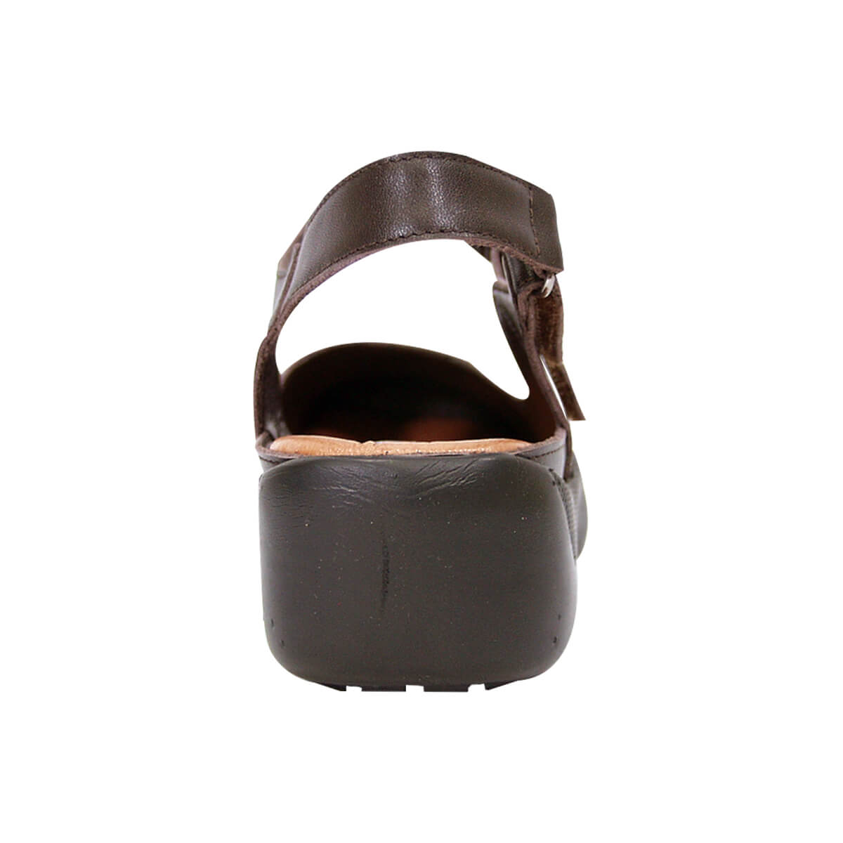 PEERAGE Kylie Women's Wide Width Leather Casual Shoes with Adjustable Strap