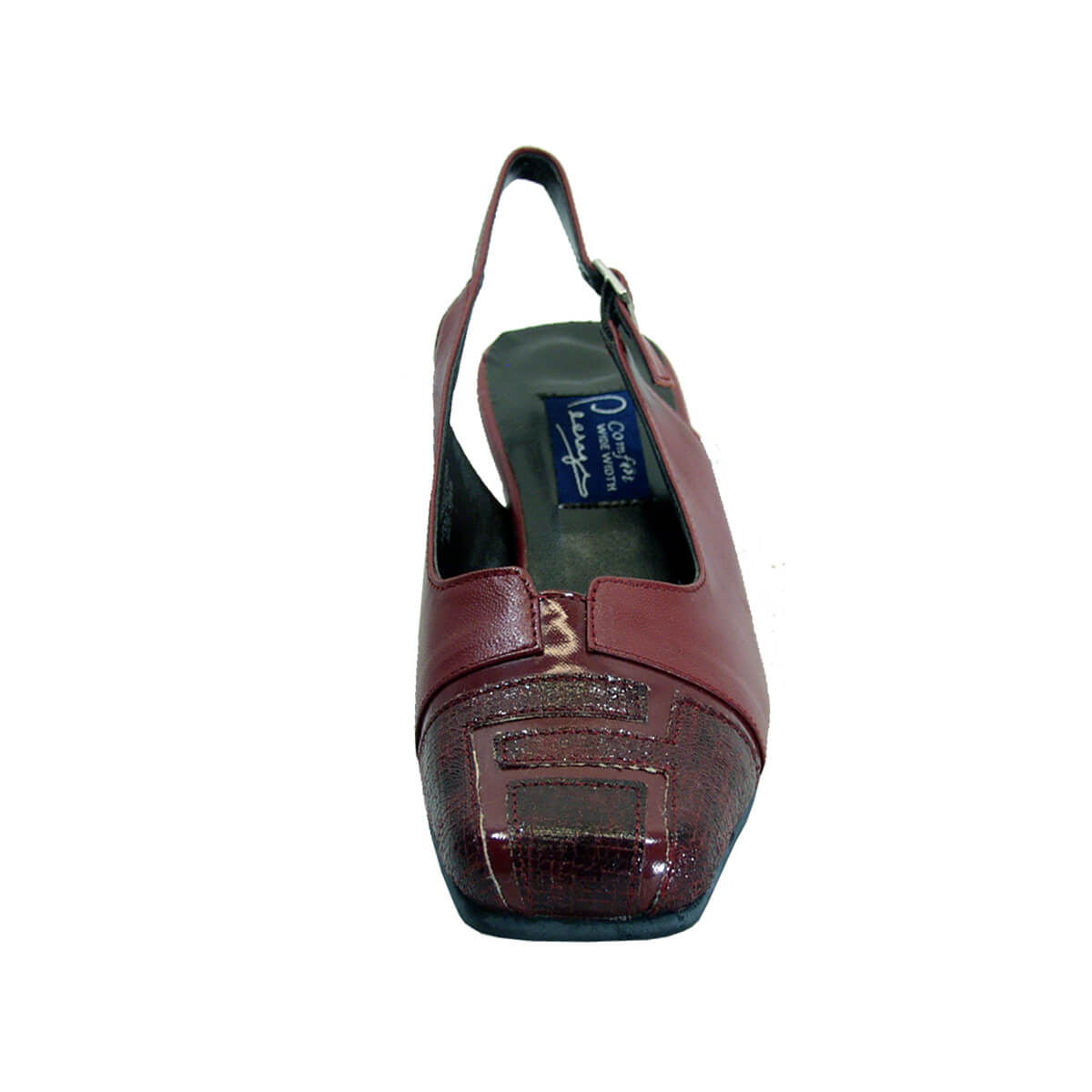 PEERAGE Kira Women's Wide Width Leather Pumps