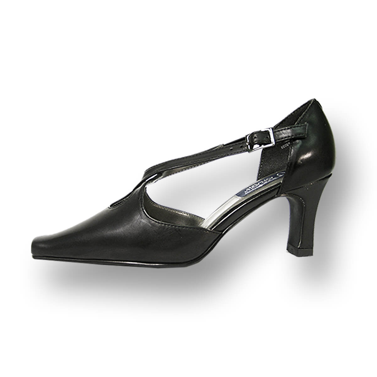 PEERAGE Liza Women's Wide Width Leather Pumps