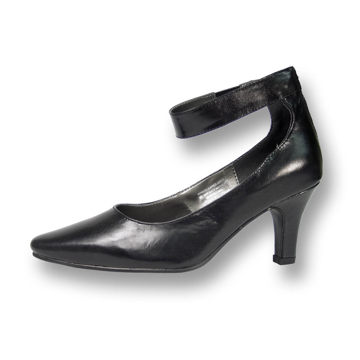 PEERAGE Diane Women's Wide Width Leather Dress Pumps