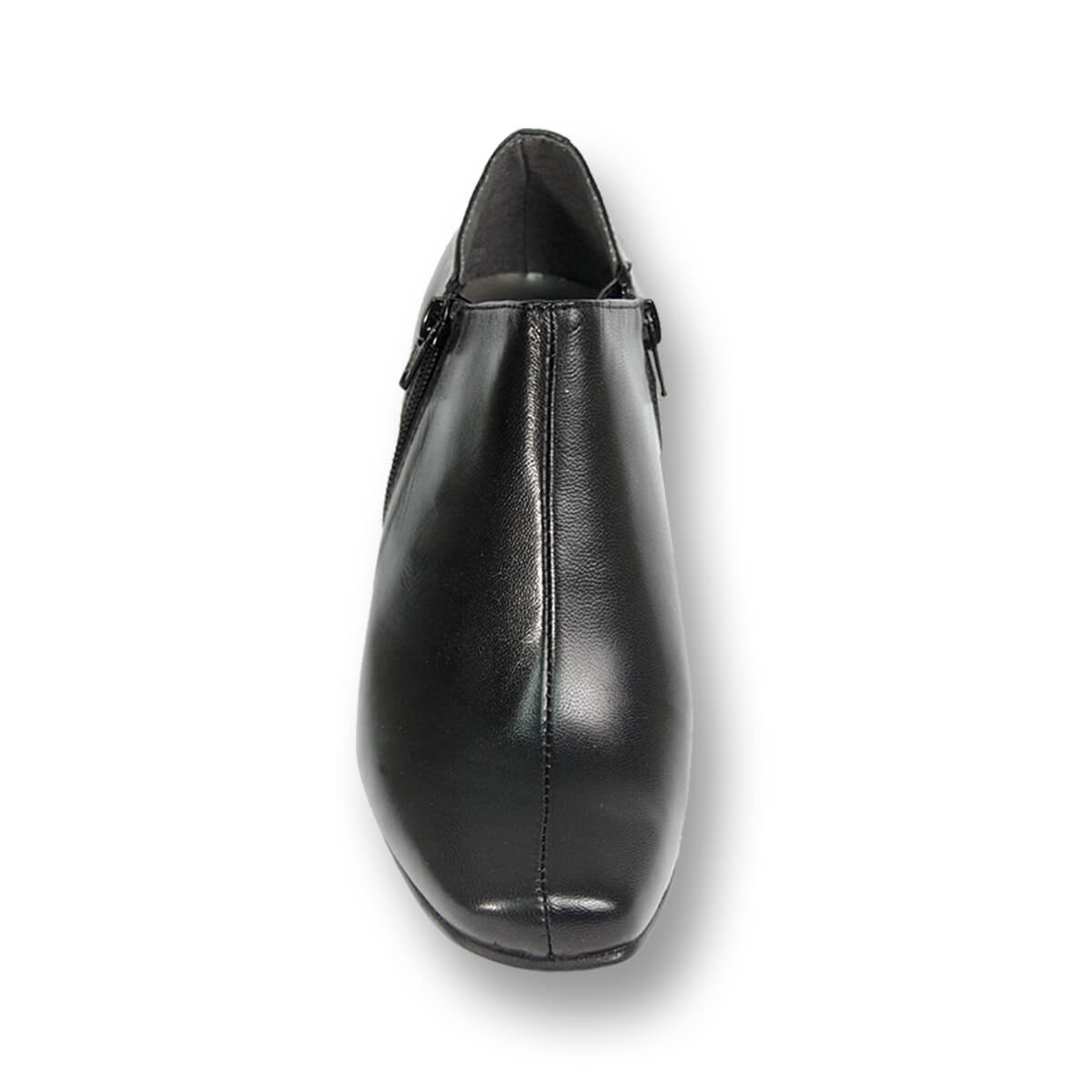 PEERAGE Kacey Women's Wide Width Leather Dress Heeled Booties