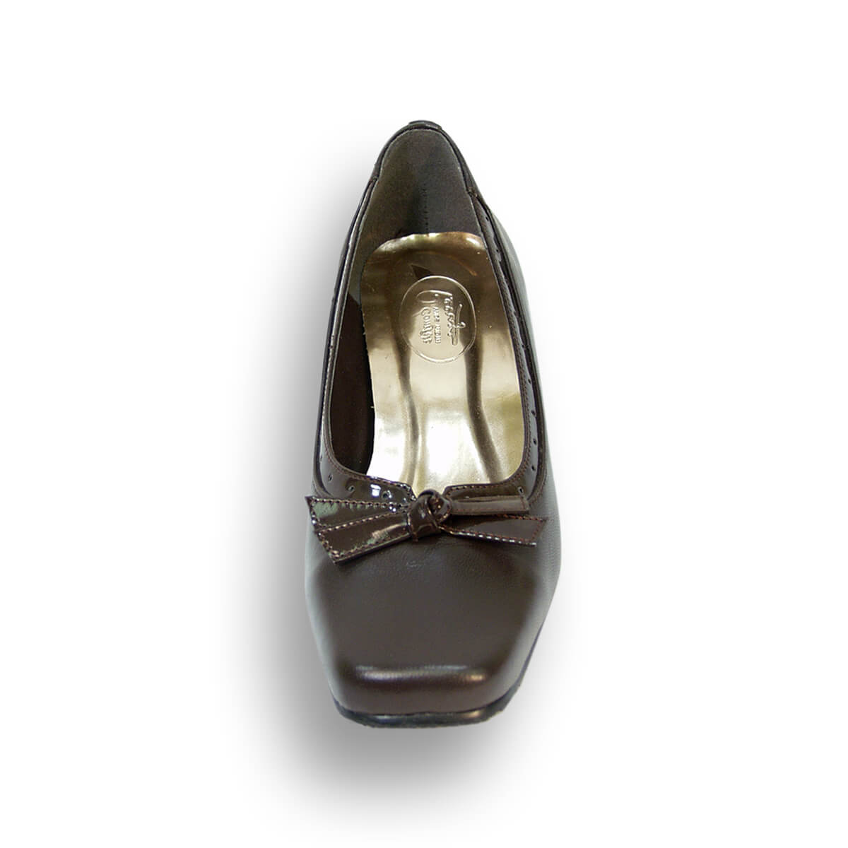 PEERAGE Bess Women's Wide Width Leather Pumps