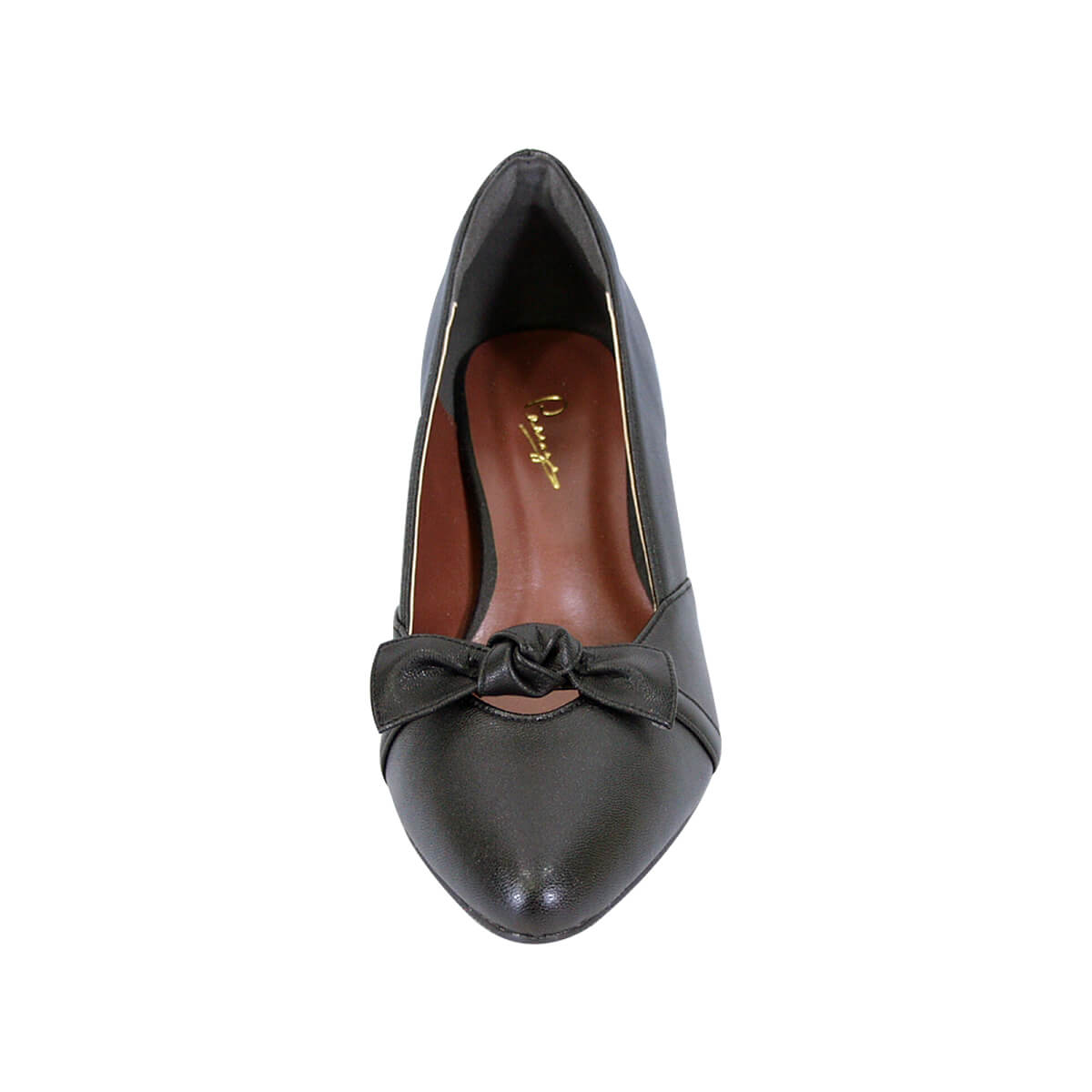 PEERAGE Belle Women's Wide Width Leather Dress Slip-on Pumps