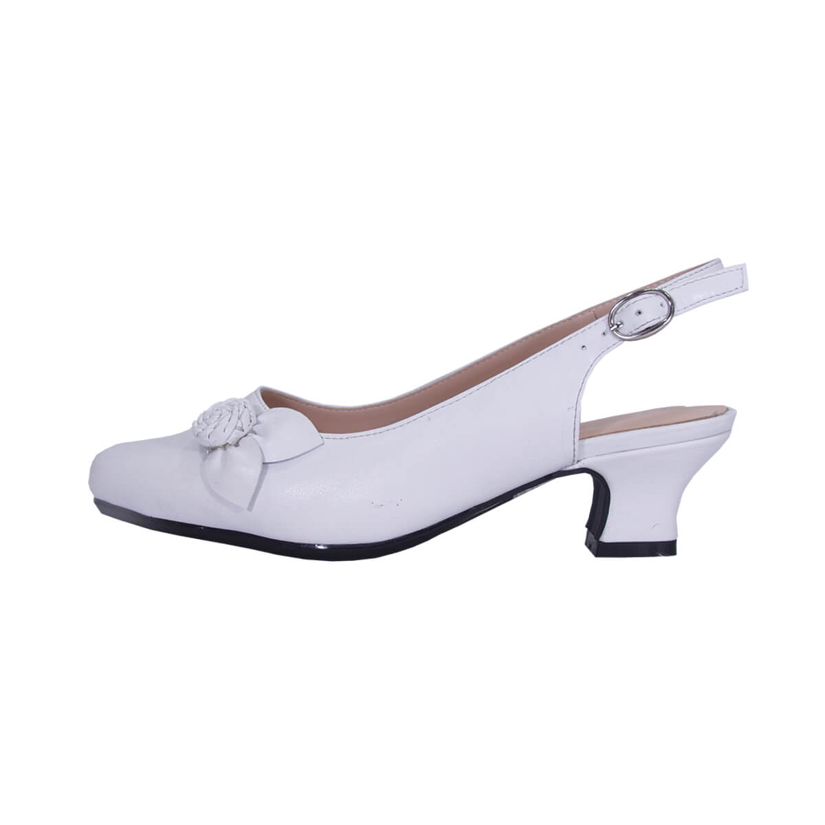 PEERAGE Cheryl Women's Wide Width Leather Slingback Dress Pumps