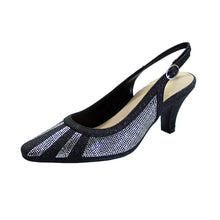 Load image into Gallery viewer, FLORAL Ivana Women&#39;s Wide Width Slingback Evening Dress Pumps
