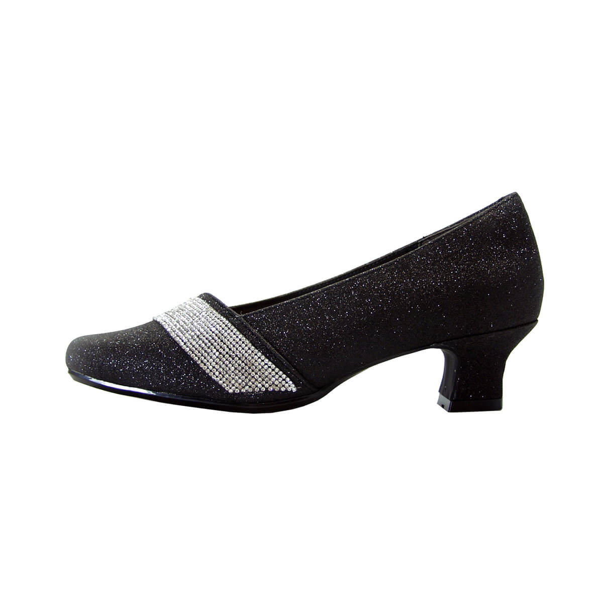 Floral Suzy Women's Wide Width Low Heel Evening Dress Pumps, Silver Floral Suzy Women's Wide Width Low Heel Evening Dress Pumps, Silver
