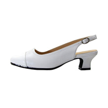 Load image into Gallery viewer, PEERAGE Luciana Women&#39;s Wide Width Leather Slingback Pumps
