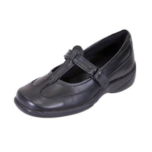 Load image into Gallery viewer, Fazpaz 24 Hour Comfort Liz Women&#39;s Wide Width Cushioned T-Strap Leather Shoes
