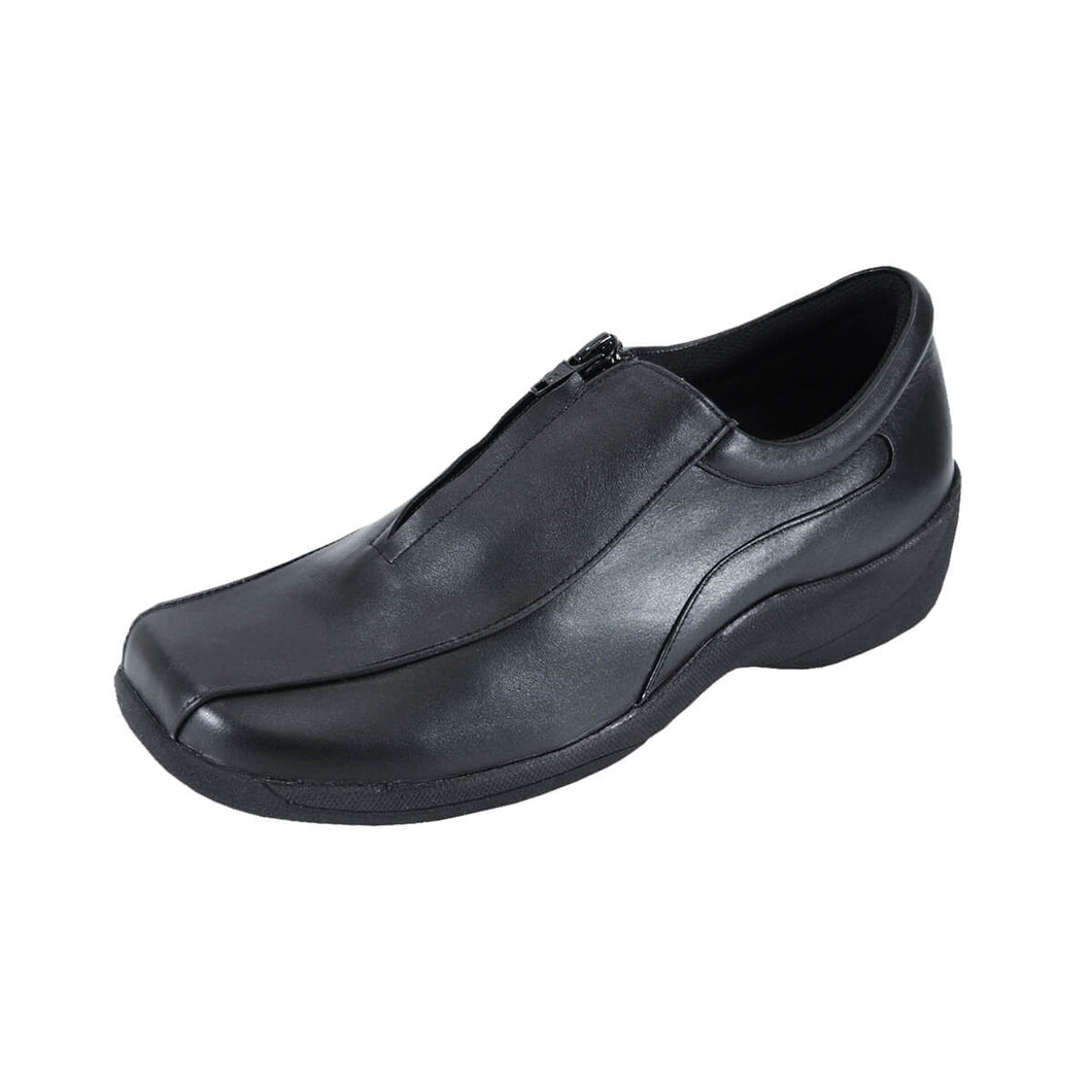Fazpaz 24 Hour Comfort Kathy Women's Wide Width Cushioned Leather Slip-On Shoes