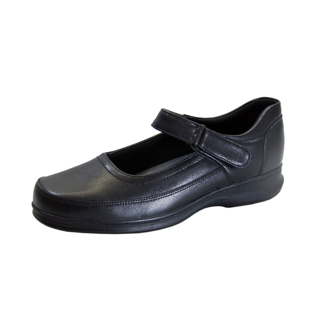 Fazpaz 24 Hour Comfort Kimmy Women's Wide Width Mary Jane Leather Shoes