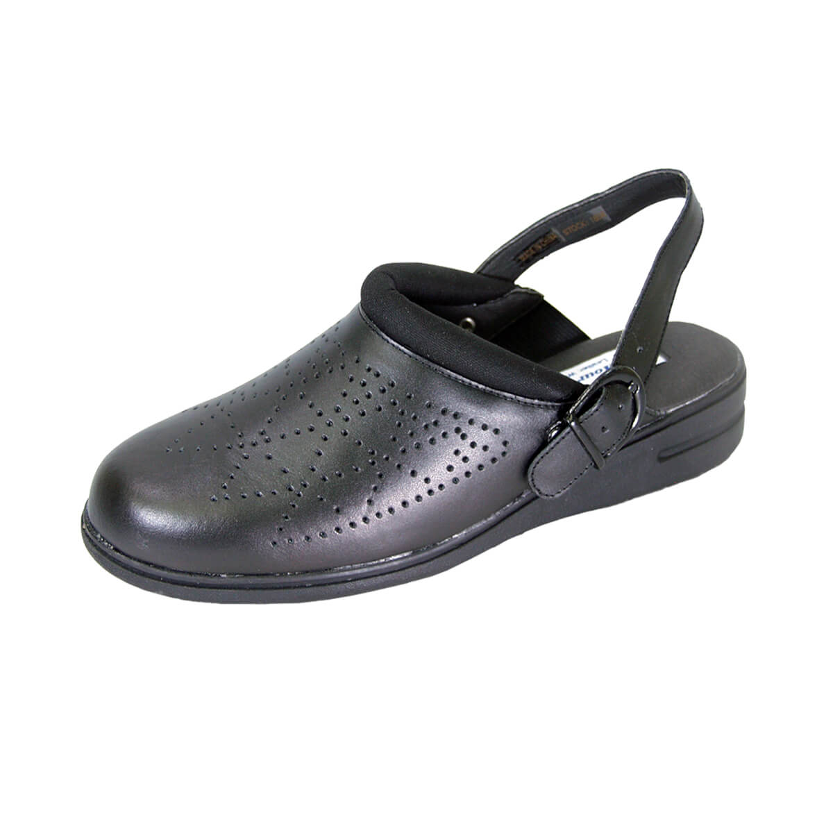 Fazpaz 24 Hour Comfort Carrie Women's Wide Width Cut Designed Upper Leather Slingback Clogs