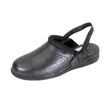 Load image into Gallery viewer, Fazpaz 24 Hour Comfort Carrie Women&#39;s Wide Width Cut Designed Upper Leather Slingback Clogs
